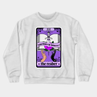 The Reader - Enemies to Lovers Tarot Card Crewneck Sweatshirt